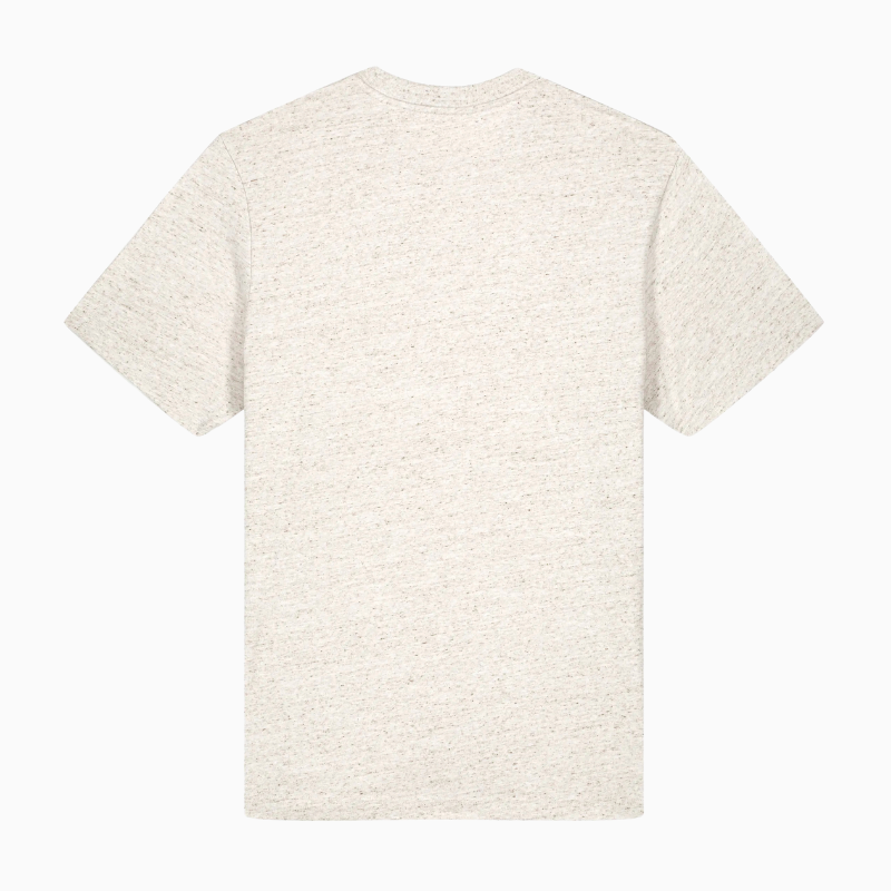 T-Shirt Beige Chiné Personnalisable avec Broderie